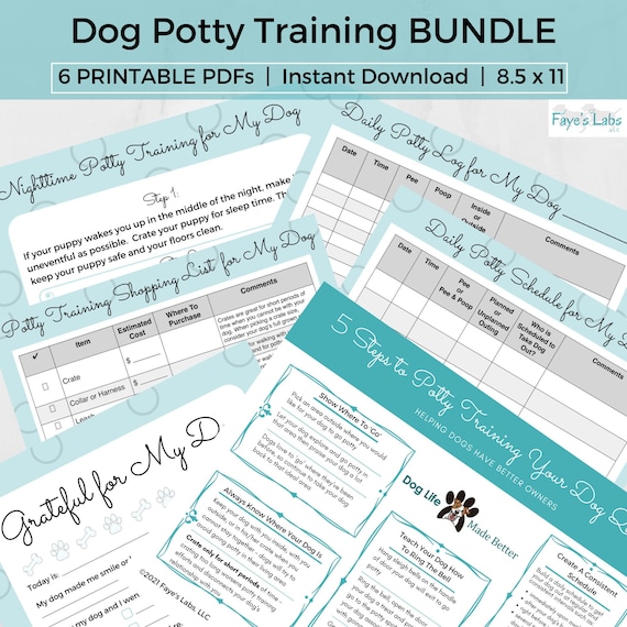 puppy potty training schedule pdf