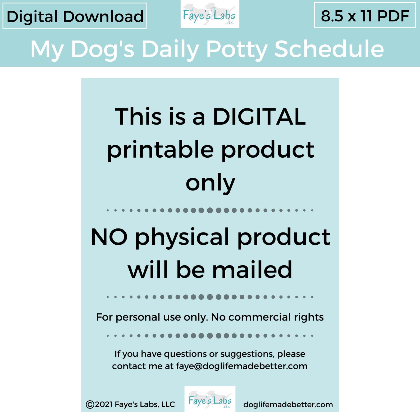 Puppy Potty Schedule PRINTABLE Puppy Potty Training Puppy Etsy España