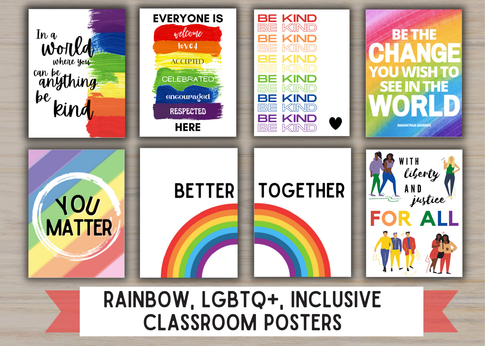 Social Justice Posters Classroom