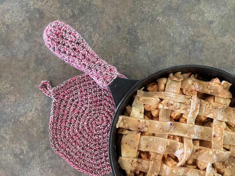 Cast Iron Handle Cover Crochet Pattern Etsy