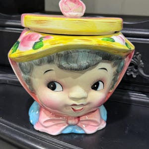Lefton Miss Dainty Cookie Jar - Etsy