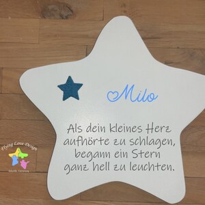 Erinnerung an ein Sternenkind, Andenken für Sterneneltern