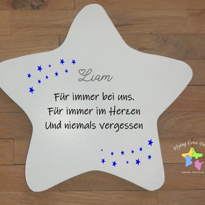 Erinnerung an ein Sternenkind, Andenken für Sterneneltern
