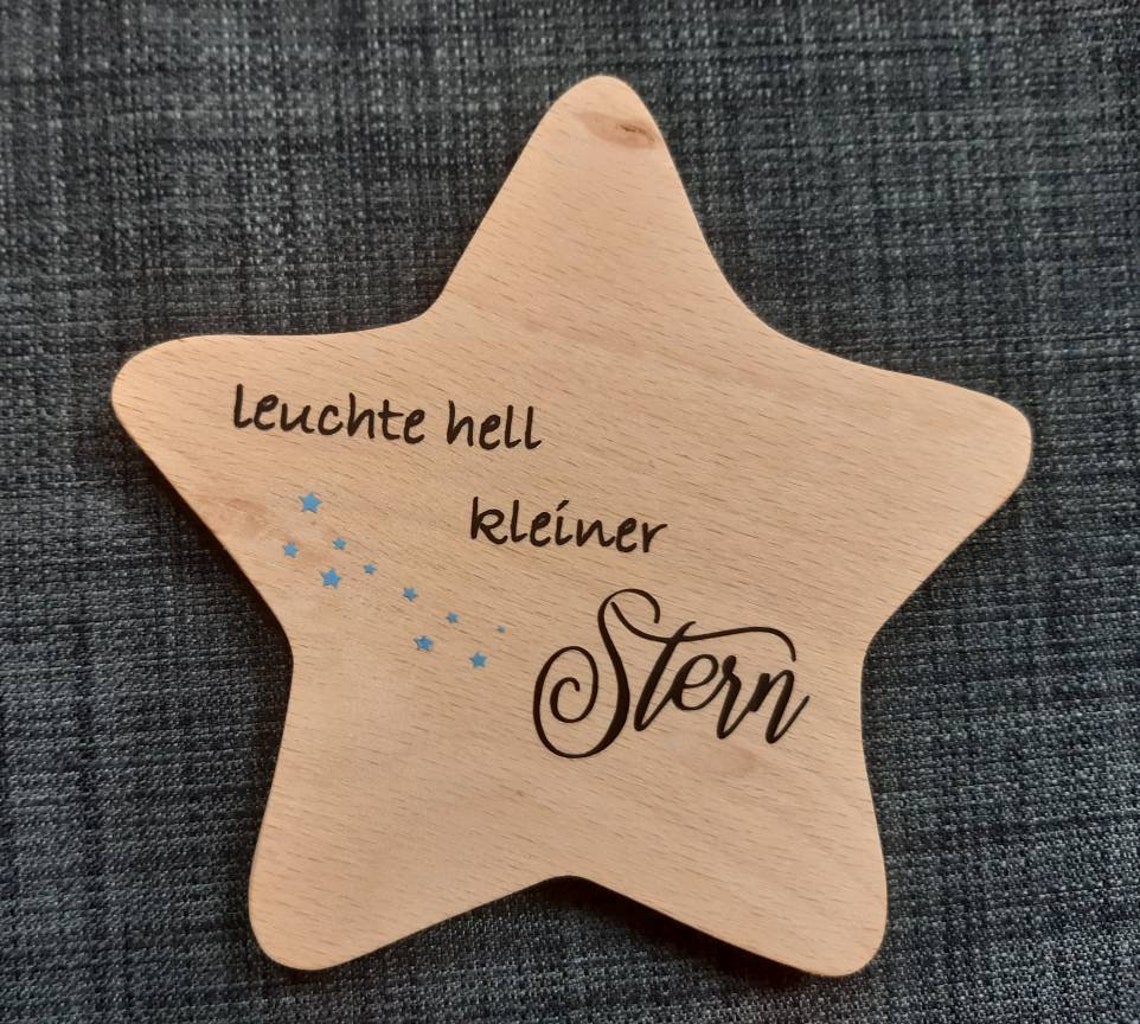 Stern mit Plott Sternenkind Trauer Spruch liebevolle Etsy