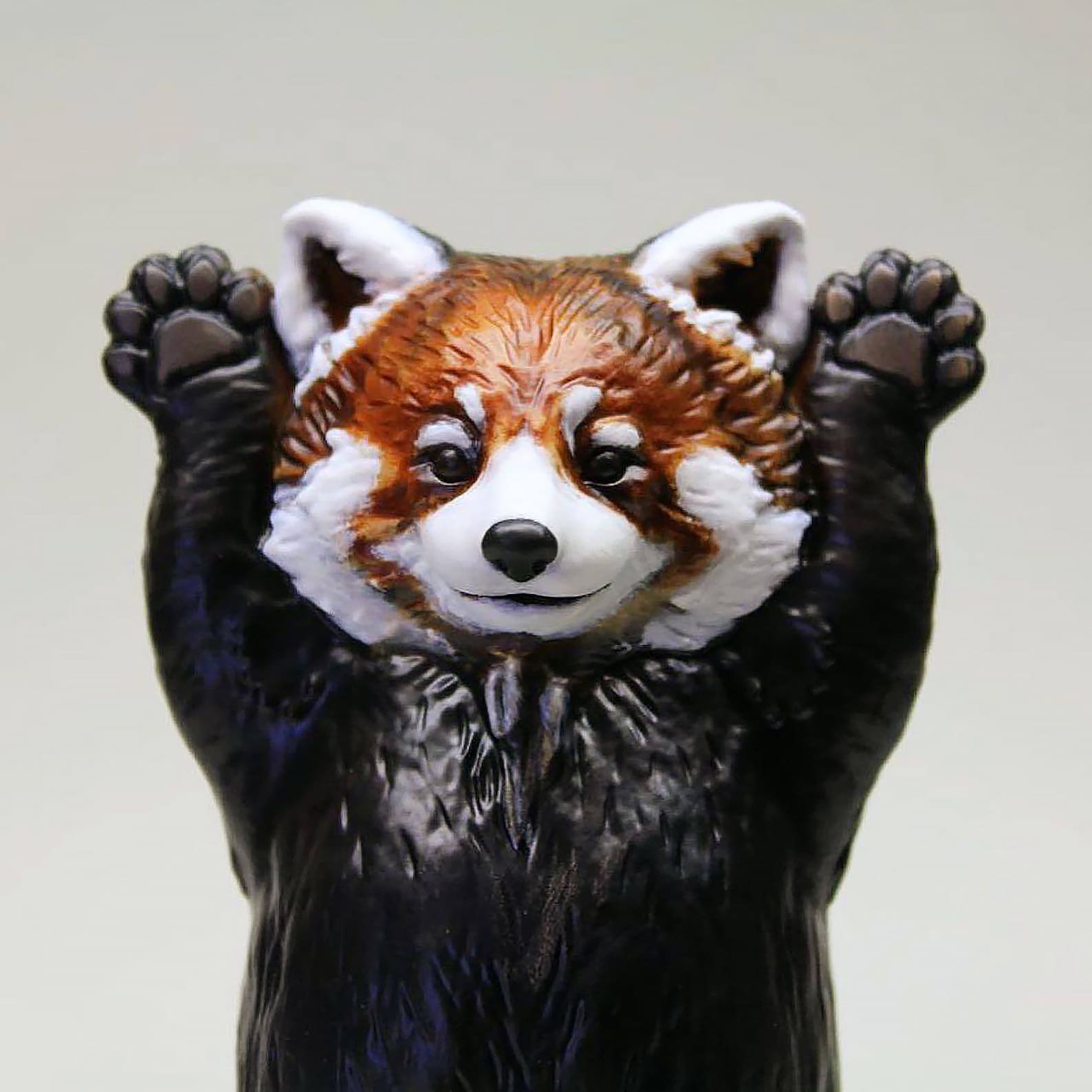 Red Panda Figurine Cute Red Panda Animal sculpture High Etsy