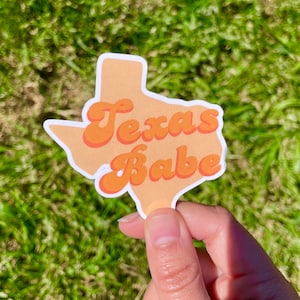 Texas Babe sticker | Texas sticker | laptop sticker | cute stickers