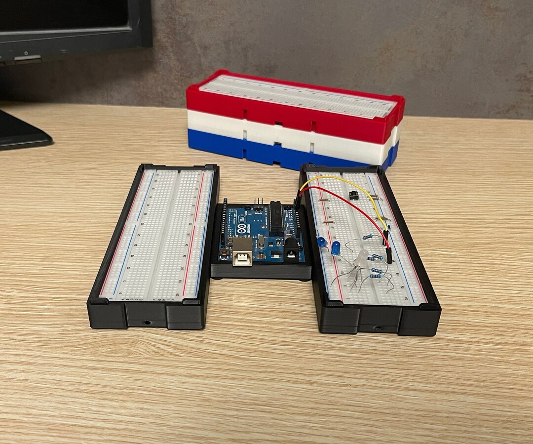 Modulaire Breadboard Behuizing En Ontwikkel Omgeving Voor De Arduino ...