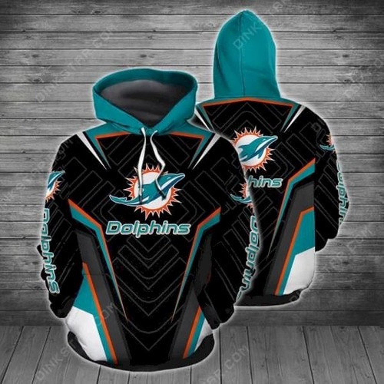 Miami Dolphins For Dolphins Fan Full Print 3D Hoodie Zipper | Etsy