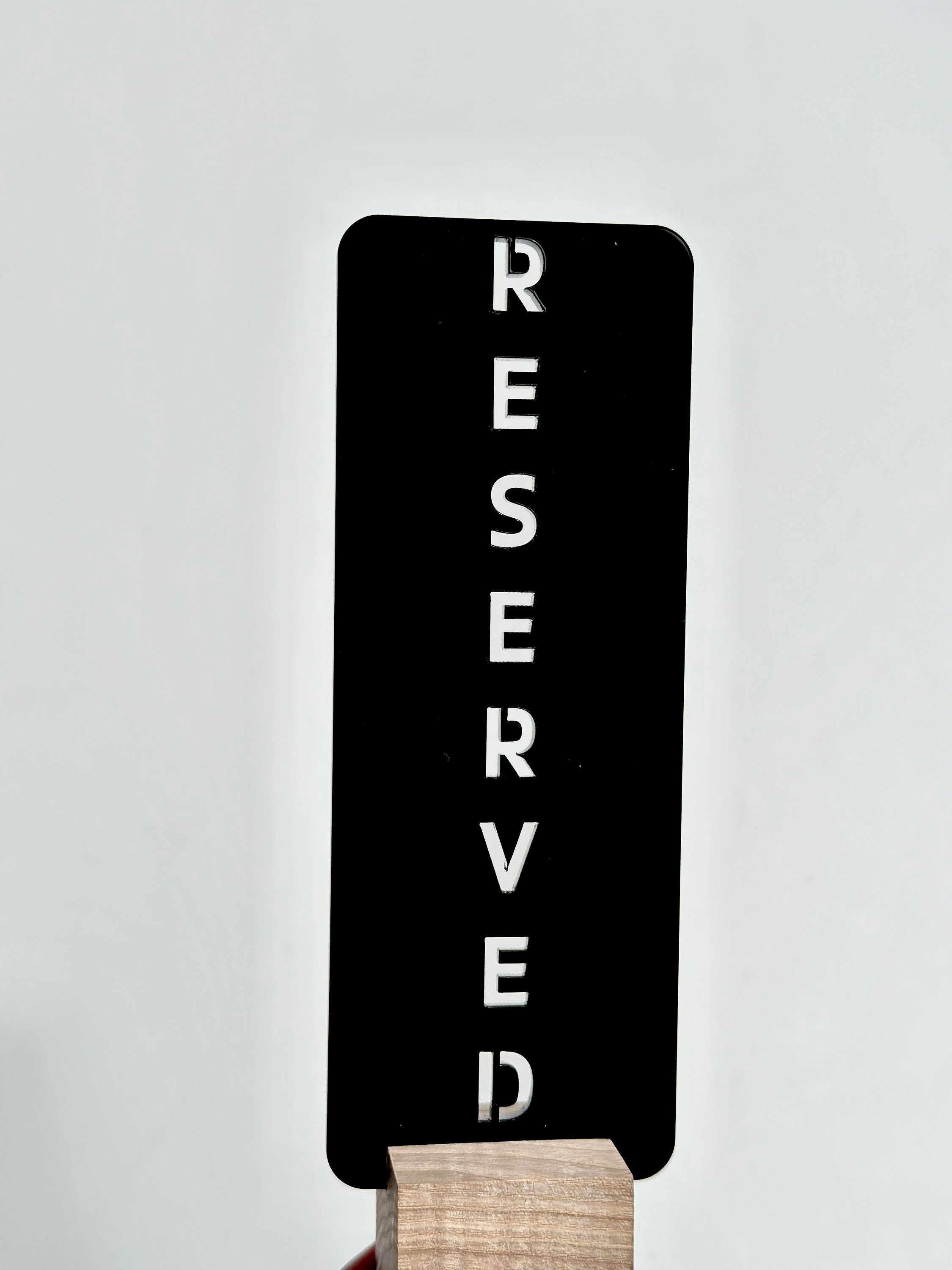 Restaurant Reserved Table Signs, Cafe Table Card Holders, Reserved ...