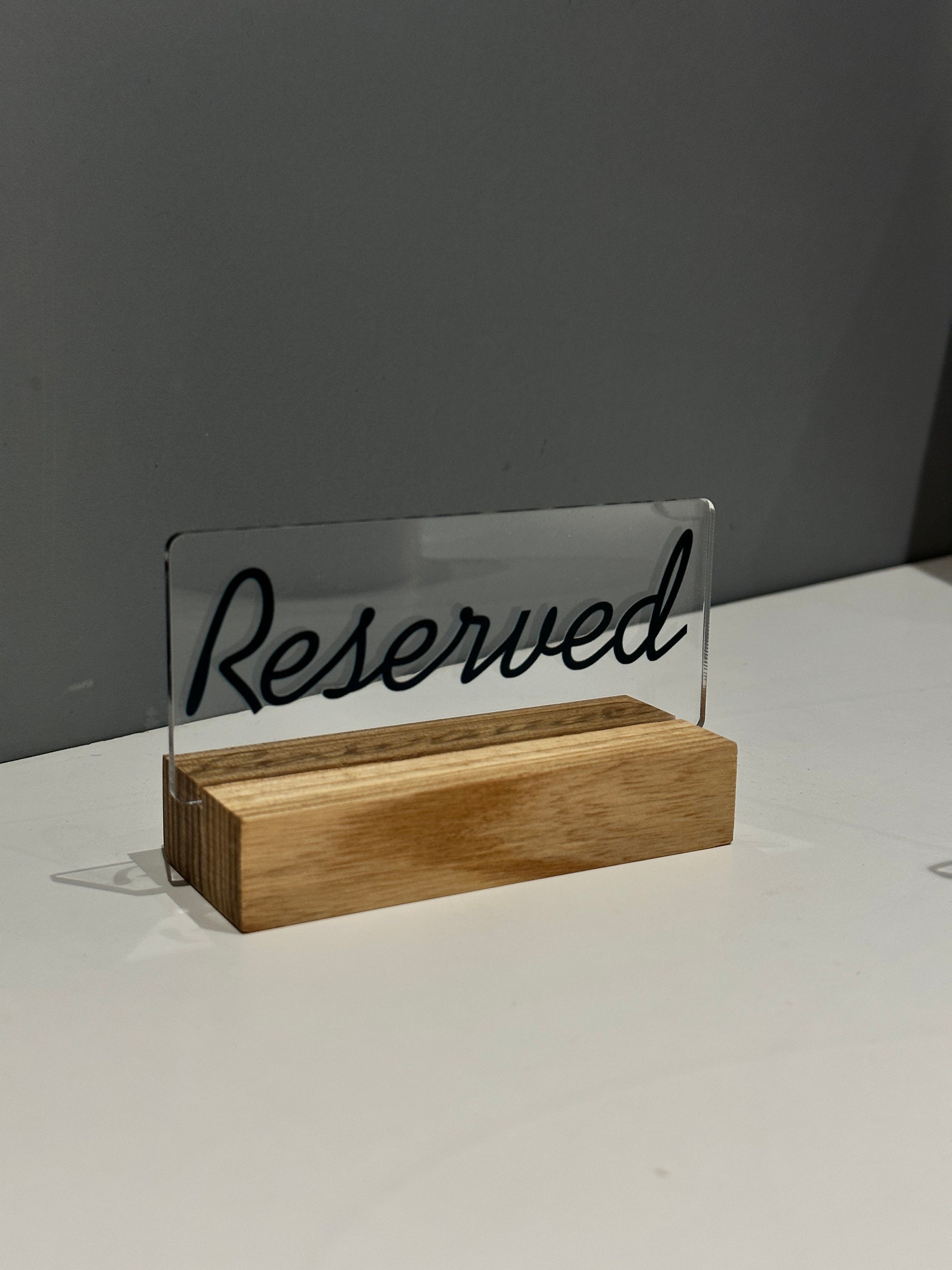 Restaurant Reserved Table Signs, Cafe Table Card Holders, Reserved ...