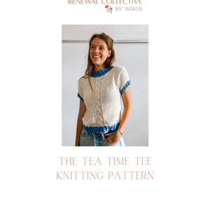 The Tea Time Tee (KNITTING PATTERN)