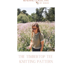 The Timbertop Tee KNITTING PATTERN image 1