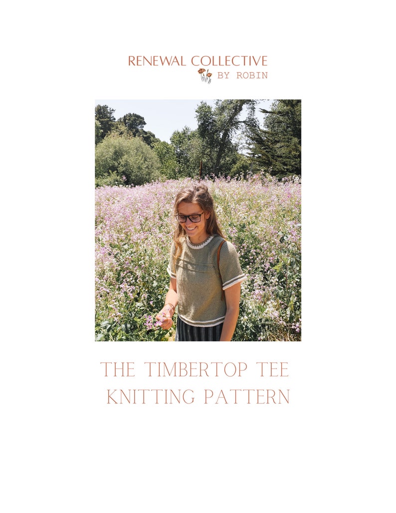 The Timbertop Tee KNITTING PATTERN image 1