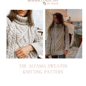 The Alfama Sweater KNITTING PATTERN image 1