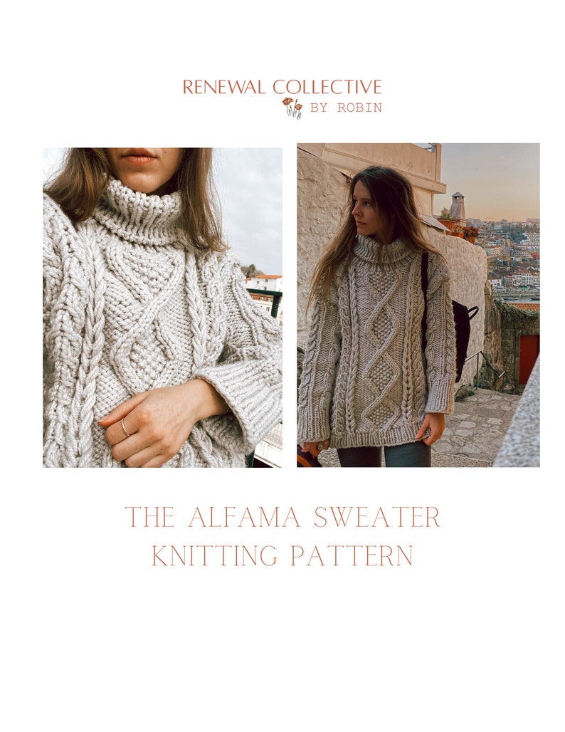 The Alfama Sweater KNITTING PATTERN image 1