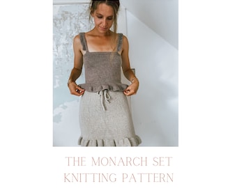 The Monarch Set (TWO KNITTING PATTERNS)