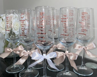 Personalised Prosecco Glasses