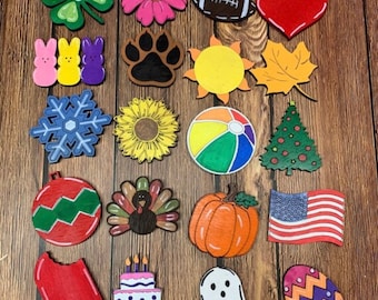 Pieces for the welcome  door hanger