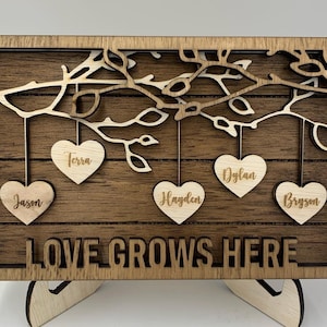 Family tree, Personalized Family Sign, Mother’s Day gift,
