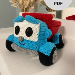 Amigurumi, crocheted truck, crochet toy, crochet pattern, pattern crochet  toy, PDF crochet pattern, Cute Amigurumi Pattern