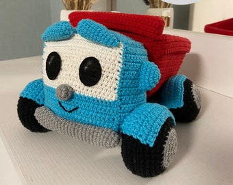 Amigurumi, crocheted truck, crochet toy, crochet pattern, pattern crochet  toy, PDF crochet pattern, Cute Amigurumi Pattern