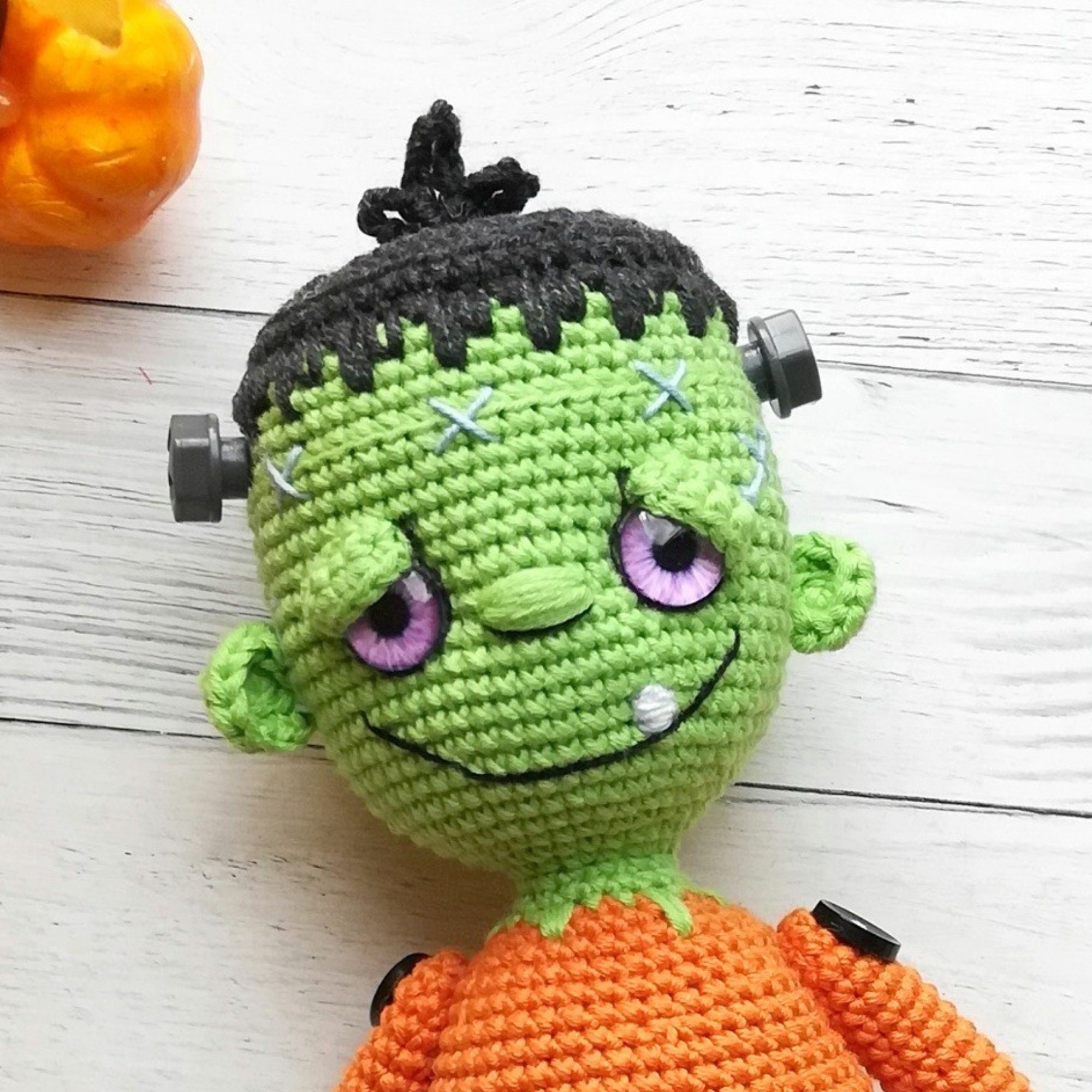Crochet Halloween Zombie Doll Pattern Amigurumi Etsy