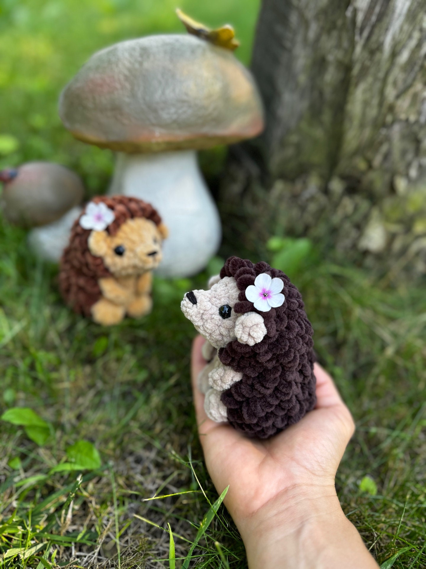 かぎ針編みのハリネズミ/あみぐるみぬいぐるみのチュートリアル/かぎ針