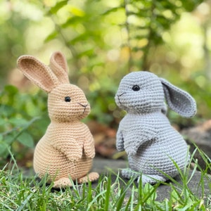 Crochet Pattern cute rabbit / Crochet PATTERN plush toy / Amigurumi stuff toys tutorial / Amigurumi pattern rabbit /Pattern amigurumi plush image 4