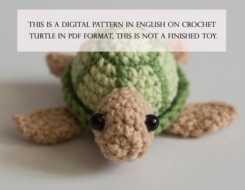 PDF Crochet Pattern Crochet Baby Turtles Turtle Shell | Etsy