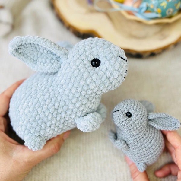 Crochet Pattern dwarf rabbit mother/ Crochet PATTERN plush toy / Amigurumi stuff toys tutorial / pattern rabbit / Pattern amigurumi plush