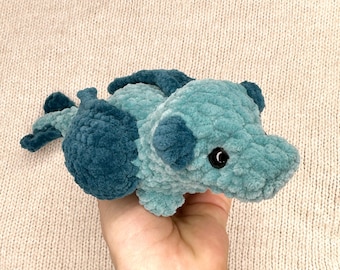 Crochet Pattern dragon / Crochet pattern plush toy / stuff toys tutorial dragon / Amigurumi pattern dragon / Pattern amigurumi plush