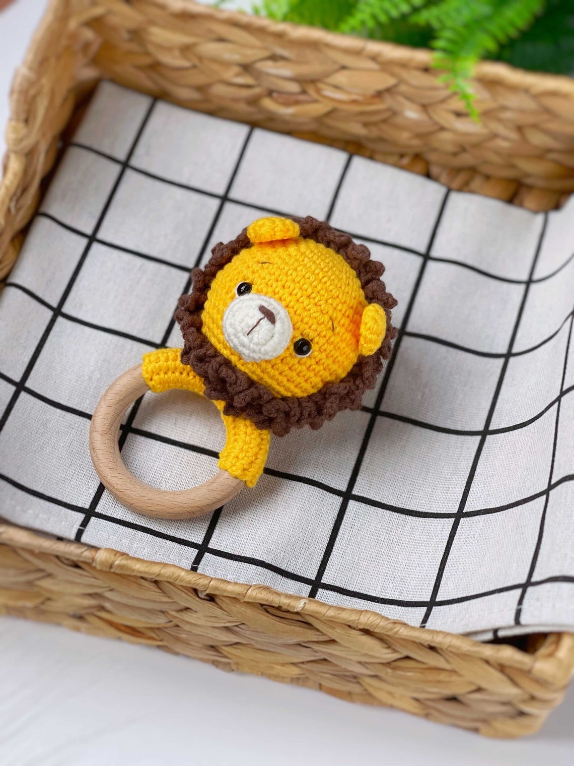 CROCHET PATTERN Lion Rattle PDF Lion Baby Rattle Crochet Etsy