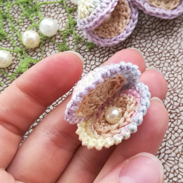 Modèle de coquillage au crochet, animal marin amigurumi, Modèles de jouets au crochet