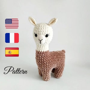 Crochet patterns llama toy. Crochet patterns toy