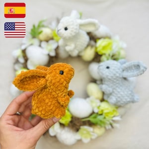 Crochet pattern baby bunny / Amigurumi stuff toys tutorial / pattern rabbit / crochet easter bunny / PATRÓN CONEJITO Pattern amigurumi plush