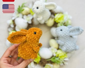 Crochet pattern baby bunny / Amigurumi stuff toys tutorial / pattern rabbit / crochet easter bunny / PATRÓN CONEJITO Pattern amigurumi plush