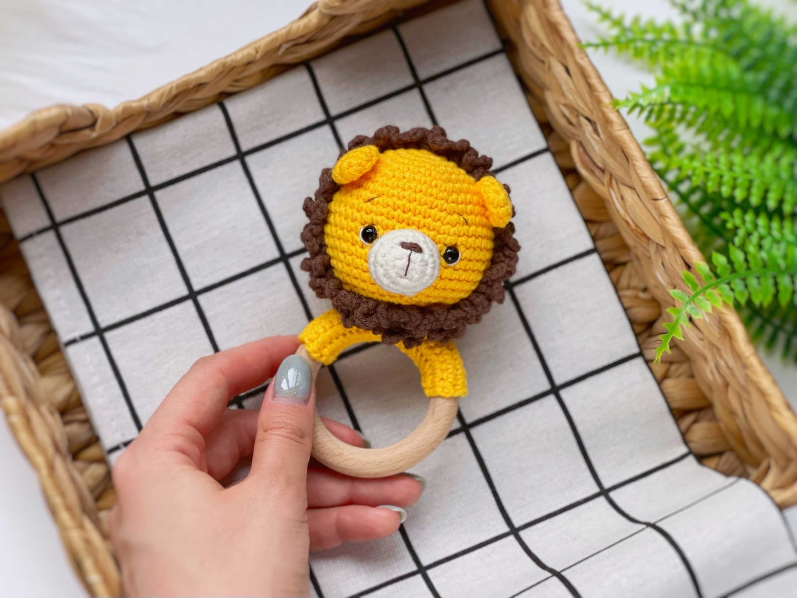 CROCHET PATTERN Lion Rattle PDF Lion Baby Rattle Crochet Etsy