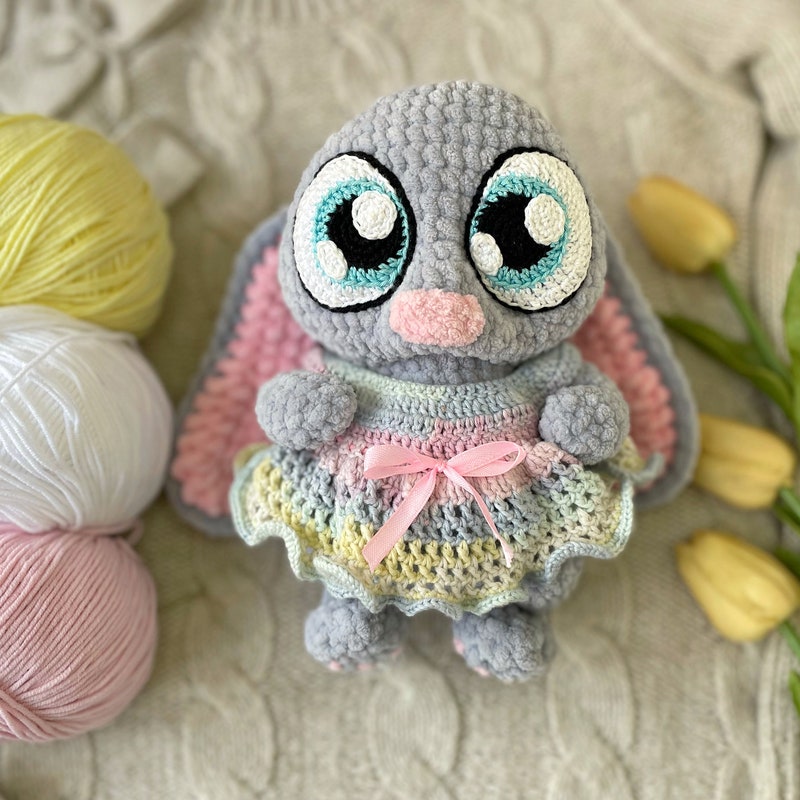 Big Eyes Rabbit Plush - Etsy