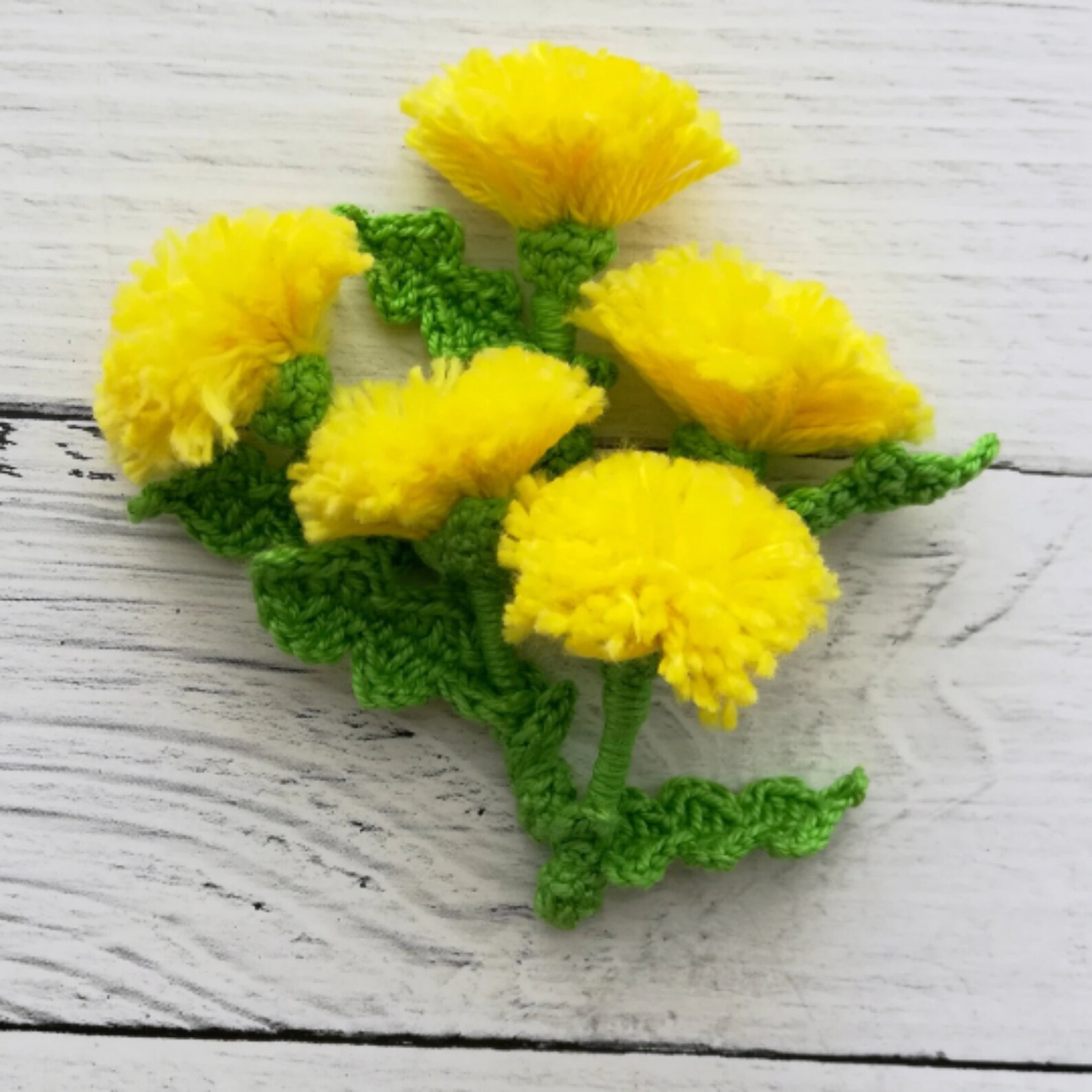 Crochet Mini Flowers Pattern Set 5 in 1 Tiny Plants Toys Etsy