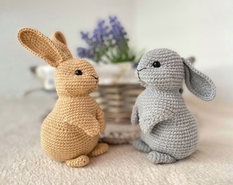 Crochet Pattern cute rabbit / Crochet PATTERN plush toy / Amigurumi stuff toys tutorial / Amigurumi pattern rabbit /Pattern amigurumi plush