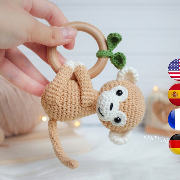 Crochet Baby Rattle Etsy