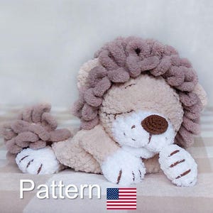 Crochet comforter lion pattern PDF, comforter toy amigurumi, Amigurumi Cuddle lion pattern, mini Blanket toy, Lovey patterns