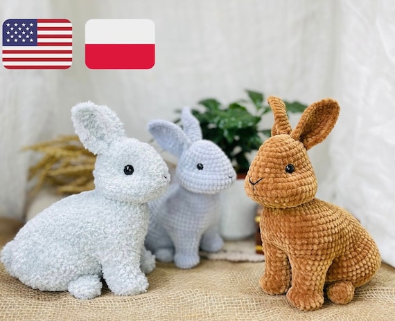 Bunzo Bunny Crochet Pattern DIGITAL PATTERN ONLY -  Hong Kong