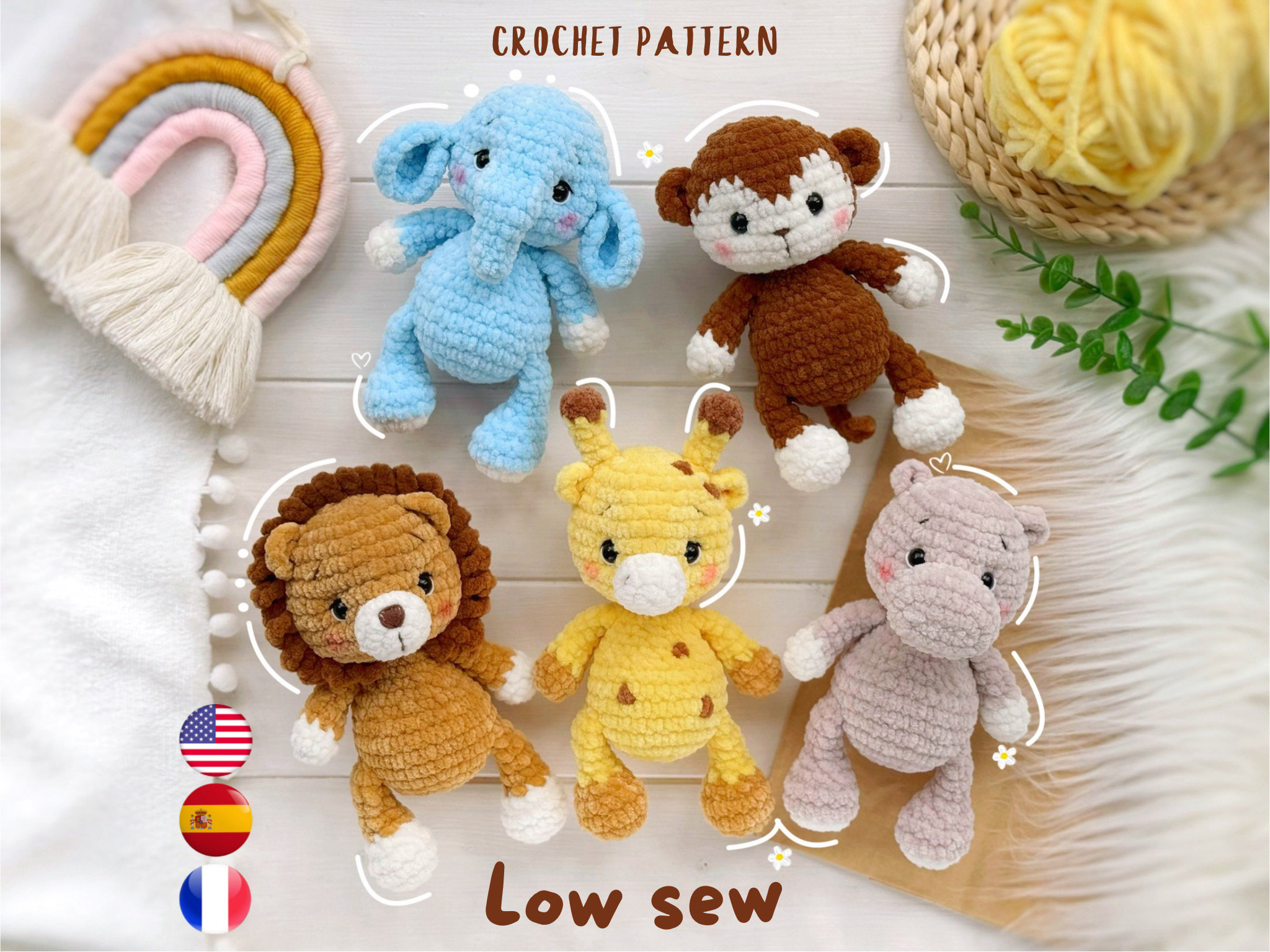 Crochet monkey set - Etsy México, image size:2048x1536