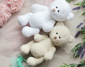 Crochet pattern PDF bear amigurumi, Crochet amigurumi animals, Amigurumi teddy bear,  animal crochet pattern bear, Amigurumi and rattles