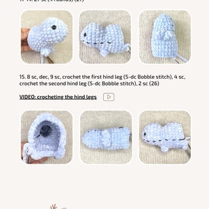 Puede incluir: Un patr&oacute;n de crochet paso a paso para hacer un juguete de peluche azul claro. El patr&oacute;n incluye instrucciones para tejer el cuerpo, las piernas y la cabeza. El patr&oacute;n est&aacute; escrito en ingl&eacute;s e incluye fotos de cada paso. El patr&oacute;n es para principiantes en crochet. El patr&oacute;n se titula "Body" e incluye el texto "@LYNA_TOYS" y el n&uacute;mero "9".