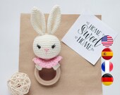 Buy CROCHET PATTERN Bunny Baby Rattle, Easy Crochet Baby Rattle ...