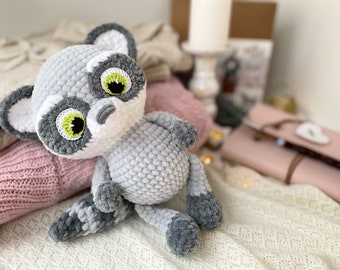 Häkelanleitung Waschbär Häkelanleitung Amigurumi / Waschbär Häkelanleitung Amigurumi Plüschtier Häkelanleitung Waschbär Waschbär