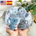 Crochet pattern mouse / Crochet pattern chinchilla / Amigurumi stuff toys tutorial / crochet toy keychain /  ratón / Pattern amigurumi plush product logo