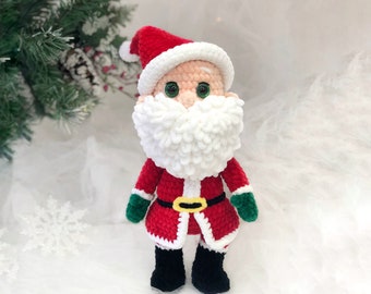 Crochet pattern Santa Claus / Christmas pattern Amigurumi / Pattern Christmas decorations in English / Pattern amigurumi plush